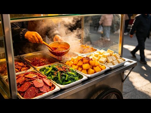 【LIVE】A vendor sells spicy mixed vegetables at the entrance of a university campus. thumbnail