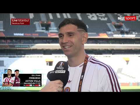 Friburgo-Aston Villa, 'Dibu' Martinez: "È come la mia prima finale con l'Argentina" | Europa League thumbnail