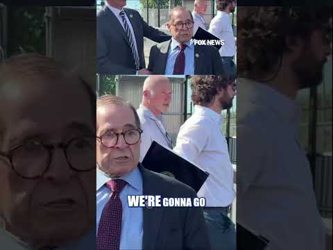 WATCH: Jerry Nadler EMERGES, trudges out of Delaney Hall for press  #foxnews #news #fox #us #usa thumbnail