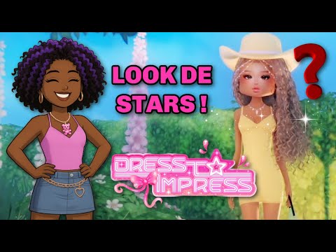J'AI TRANSFORMÉ DES STARS  sur DRESS TO IMPRESS ,Tu reconnais qui?  Roblox fr thumbnail
