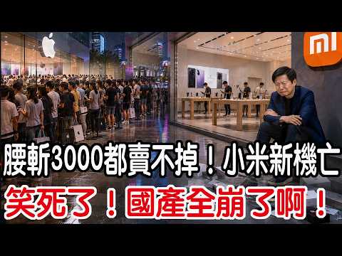笑死了！國產全崩了啊！腰斬3000都賣不掉！小米新機亡！ thumbnail