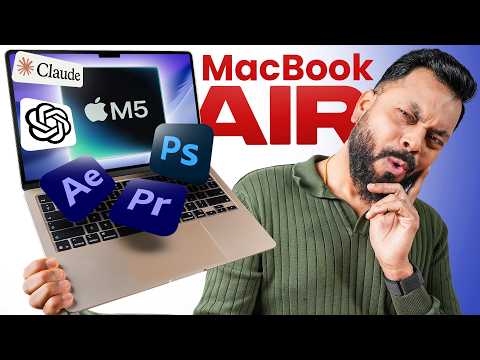 M5 MacBook Air Unboxing & Quick Review ⚡ This Is Not F-Air! 🤯 thumbnail