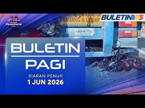 Empat Maut Dalam Dua Nahas Berasingan Di Johor | Buletin Pagi, 1 Jun 2026 thumbnail