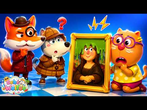 Bebé Wolfoo | ¿Quién arruinó la pintura? | Dibujos animados para niños thumbnail