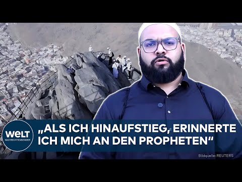 HIRA-HÖHLE: Muslimische Pilger besteigen den Berg Al-Noor in Mekka vor dem großen Haddsch-Fest thumbnail
