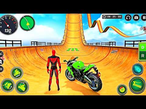 spider man bike games-spiderman hulk bike game-Super Hero Bike Ramp-hulk game video-spider man game thumbnail