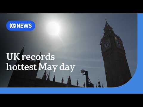 UK records its hottest May day ever | ABC NEWS thumbnail
