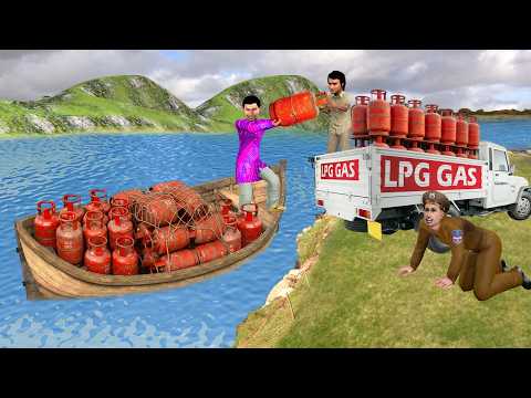 Greedy Gas Cylinder Delivery Wala LPG Gas Shortage Lalchi Hindi Kahani Moral Stories Funny Comedy thumbnail