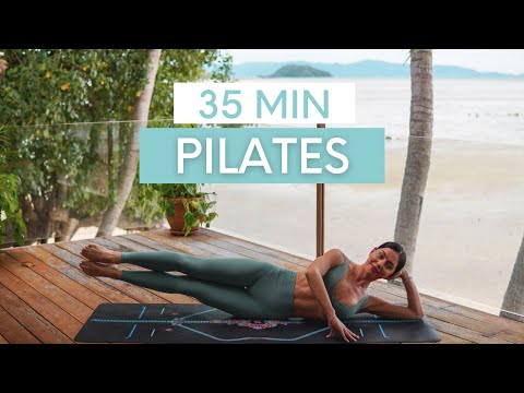35 MIN PILATES WORKOUT || At-Home Mat Pilates (No Standing & No Equipment) thumbnail
