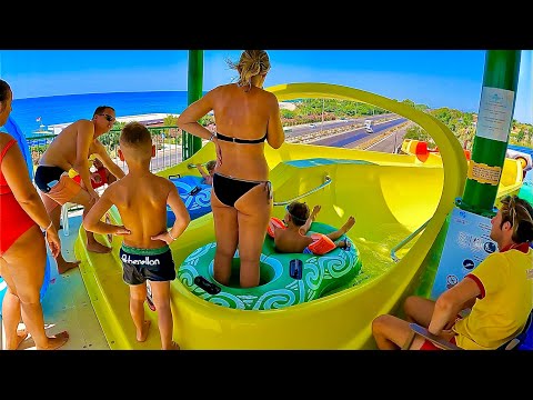 Crazy Downhill Water Slide at Crystal Admiral Resort thumbnail