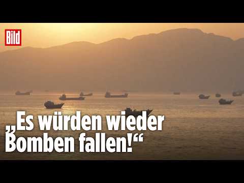 Drohnenbilder aus Hormus: Schiffs-Stau legt wichtigste Handelsroute lahm thumbnail