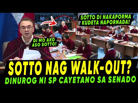 PANALO si CAYETANO! DI NAKAPORMA si SOTTO  SOBRANG KAH1YAN INABOT sa SENADO? KUDETA NAPURNADA? thumbnail