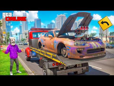 УГНАЛ РЖАВЫЕ СУПЕРКАРЫ СО СВАЛКИ В GTA 5! БИТВА ЭВАКУАТОРОВ В ГТА 5 ОНЛАЙН | НАШЕЛ 3 ТАЧКИ thumbnail