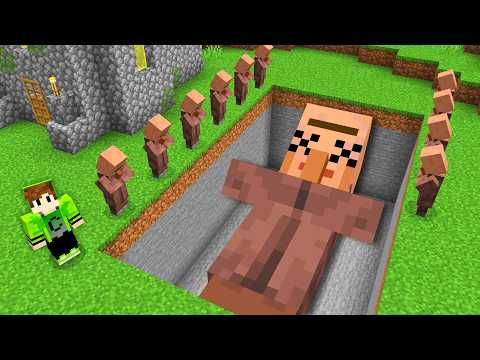 Encontrei o VILLAGER ENTERRADO no BURACO no MINECRAFT! thumbnail
