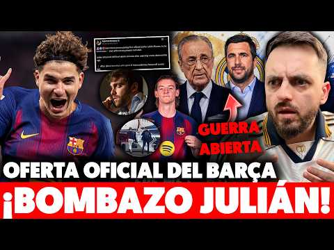 💥¡¡BOMBAZO CONFIRMADO!! OFERTA OFICIAL del BARÇA por JULIÁN ÁLVAREZ ¡BASTA YA! · GUERRA ABIERTA RM💀 thumbnail