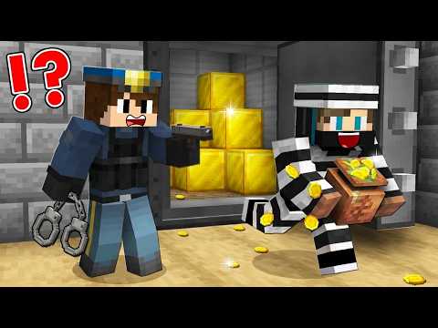 ماين كرافت لايف ستيل الحرامية #22 : اقتحمنا بنك الشرطة و سرقناه !!؟ ?? thumbnail