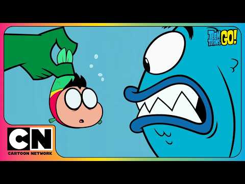 💦 Teen Titans Go! | Aquaman Turns Robin Into a FISH?! 🐠💦 | Pool Season Special #Splash thumbnail