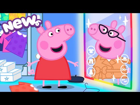 Peppa Pig Tales 2026 🪞 Peppa's FUTURISTIC Mirror 🕶️ Learning About Reflections! ✨ NEW Peppa Pig thumbnail