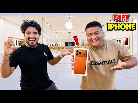 Finally….iPhone 17 Pro Gift Kar Diya 😍। लेकिन नाना के पैसो से 😜 । Day 73 thumbnail