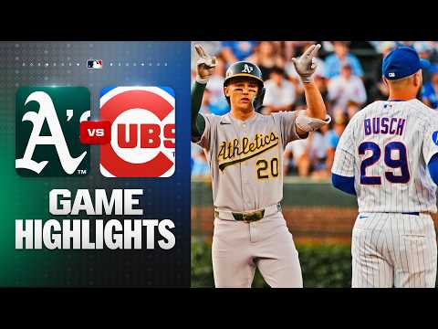 Athletics vs. Cubs Game Highlights (6/3/26) | MLB Highlights thumbnail