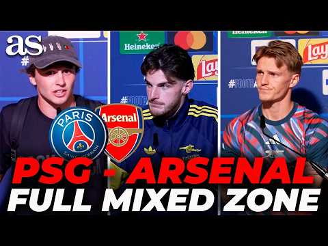 POST-MATCH REACTIONS after CHAMPIONS LEAGUE FINAL: MARQUINHOS, NEVES, MENDES, RICE | PSG CHAMPIONS thumbnail