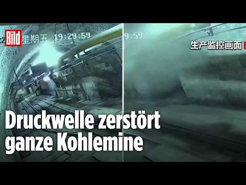 Staatsfernsehen zeigt Moment der tödlichen Mine-Explosion in China thumbnail