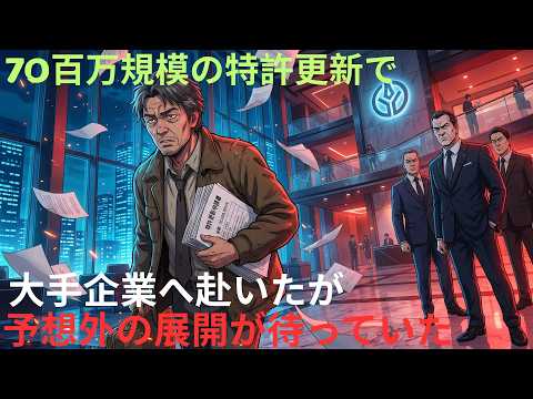 【アニメ】70百万規模の特許更新で特許更新申請書金額:70,000,000円大手企業へ赴いたが予想外の展開が待ってた thumbnail