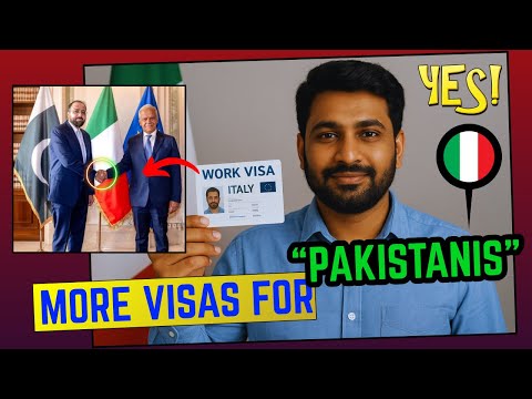 Chances of More Italian Work Visas for Pakistanis thumbnail