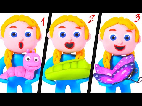 How To Become A Beautiful Butterfly ★ Stop Motion Cartoons thumbnail