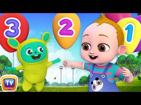 Learn Numbers 1 to 5 & Reverse Counting | Baby Taku & Bestie Balloon Pop Fun! - ChuChu TV Learning thumbnail