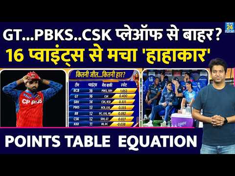 IPL POINTS TABLE 2026  EQUATION : GT| PBKS| SRH पर बड़ा खतरा मंडराया| Playoffs का टिकट किसने पाया | thumbnail