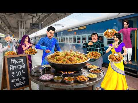 10Rs Chicken Biryani Wala at Railway Station | Comedy Hindi Kahaniya thumbnail