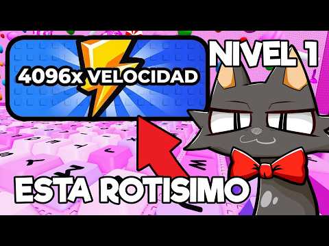COMENZANDO DE NUEVO con 4096x VELOCIDAD MÁXIMA en +1 Escape de teclado de Velocidad Roblox thumbnail