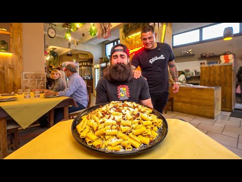 I ATTEMPTED THE BIGGEST PASTA CHALLENGE IN ITALY...IT WAS BRUTAL | BeardMeatsFood thumbnail