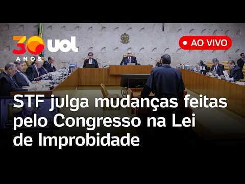 STF julga mudanças feitas pelo Congresso na Lei de Improbidade e mais pautas; assista ao vivo thumbnail