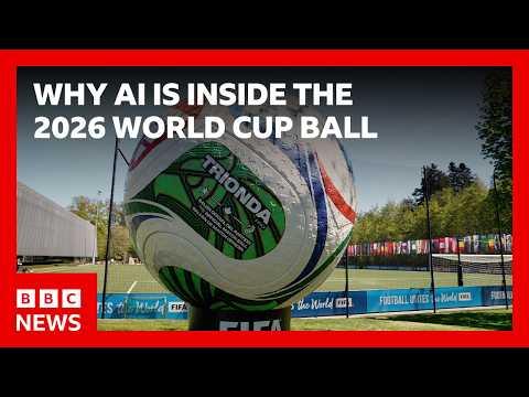 The AI inside the World Cup 2026 ball | BBC News thumbnail