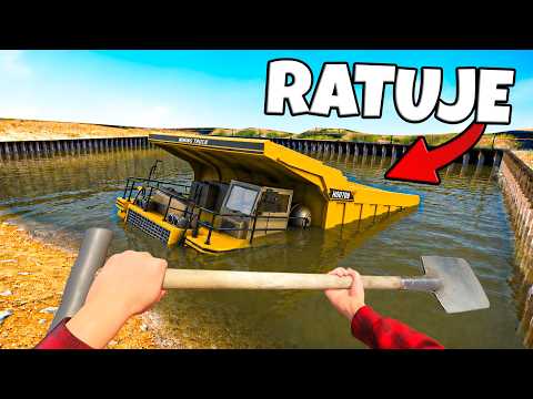 ❄️ POWÓDŹ KTÓRĄ MUSZE ZATRZYMAĆ ŁOPATĄ!? | DRAIN SIM | thumbnail