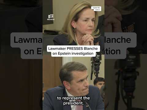Lawmaker PRESSES Blanche on Epstein investigation thumbnail