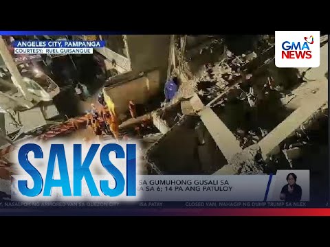 Kumpirmadong patay sa gumuhong gusali sa Pampanga, umakyat na sa 6 | Saksi thumbnail