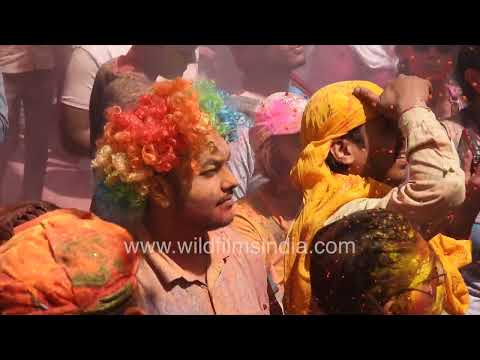 The world-famous Lathmar Holi celebrated in Barsana thumbnail