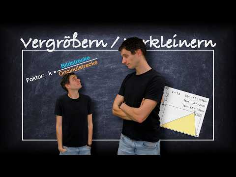 Vergrößern und Verkleinern | Ähnlichkeit | Geometrie - einfach erklärt thumbnail