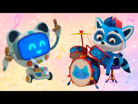 Roccoons- Collection of Episodes 73 - 82 - A Musical Cartoon for Kids thumbnail
