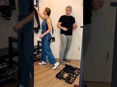 He has no Idea it was planned #familytime #funnyvideo #couple #funnyfamily thumbnail