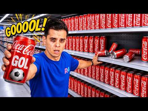 QUEM ENCONTRAR A LATA DE COCA-COLA QUE GRITA GOL EM 24 HORAS VENCE (COPA 2026) thumbnail