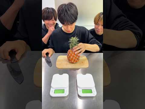ぴったり半分に切れ！🔪 thumbnail