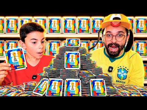 DEI R$1.000 EM FIGURINHAS DA COPA PRA UMA CRIANÇA… E ELA NÃO ACREDITOU 😭⚽ thumbnail