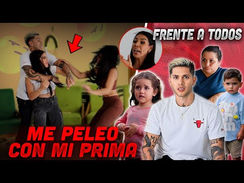ME PELE0 CON MI PRIMA FRENTE A TODOS 😱 Kimberly Loaiza thumbnail