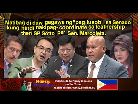 Sen. Marcoleta sa utos ni Sotto na mag coordinate sa OSAA, nag approve ka  sa loob ng senado ang... thumbnail