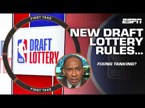 Stephen A. reacts to the NBA proposing new Draft Lottery rules to address tanking 🚨 | First Take thumbnail