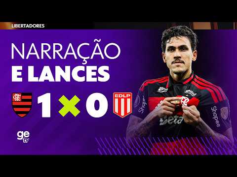 FLAMENGO X ESTUDIANTES | NARRAÇÃO E LANCES | LIBERTADORES 2026 | ge tv thumbnail